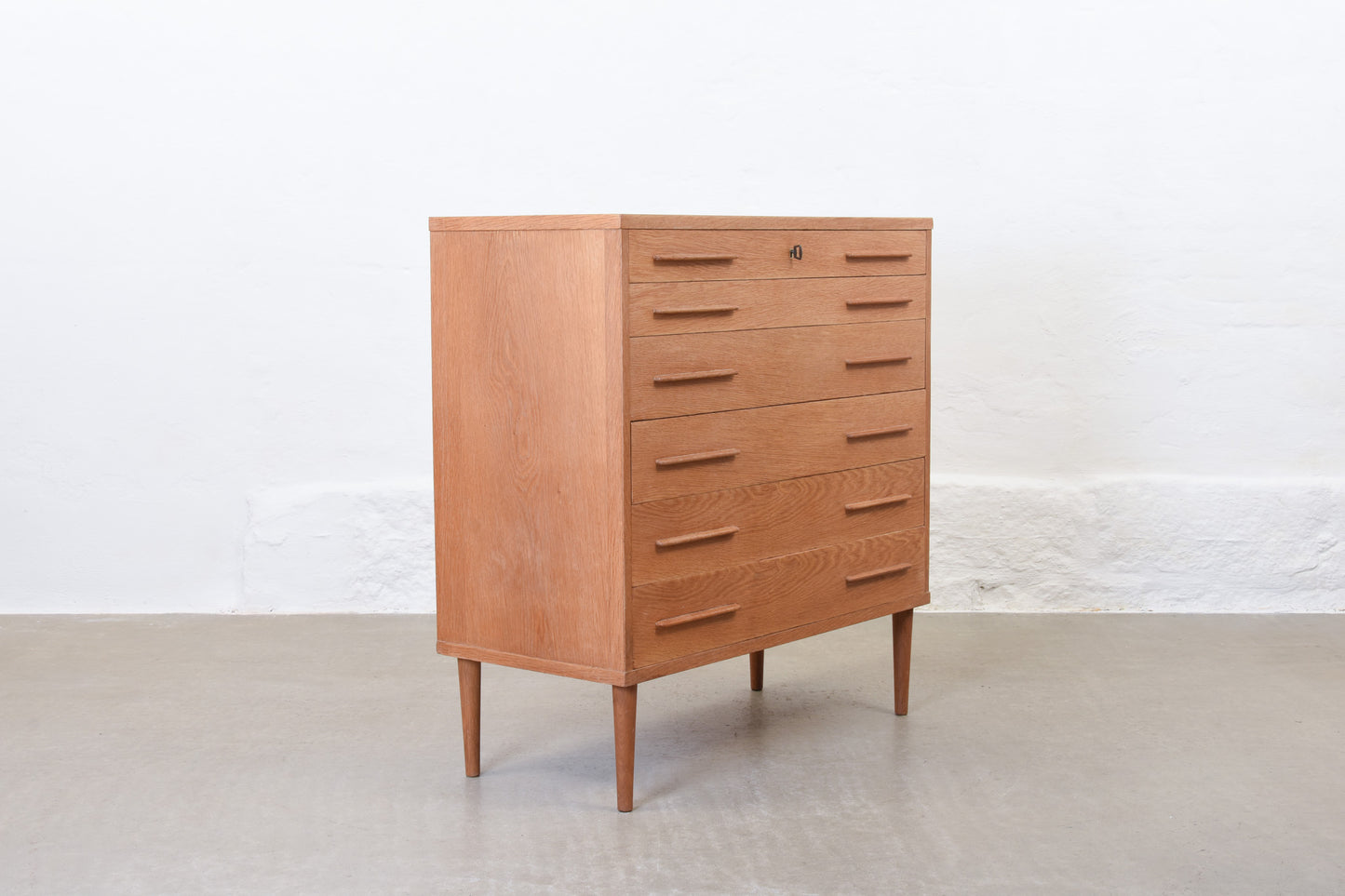 1960s oak chest of drawers
