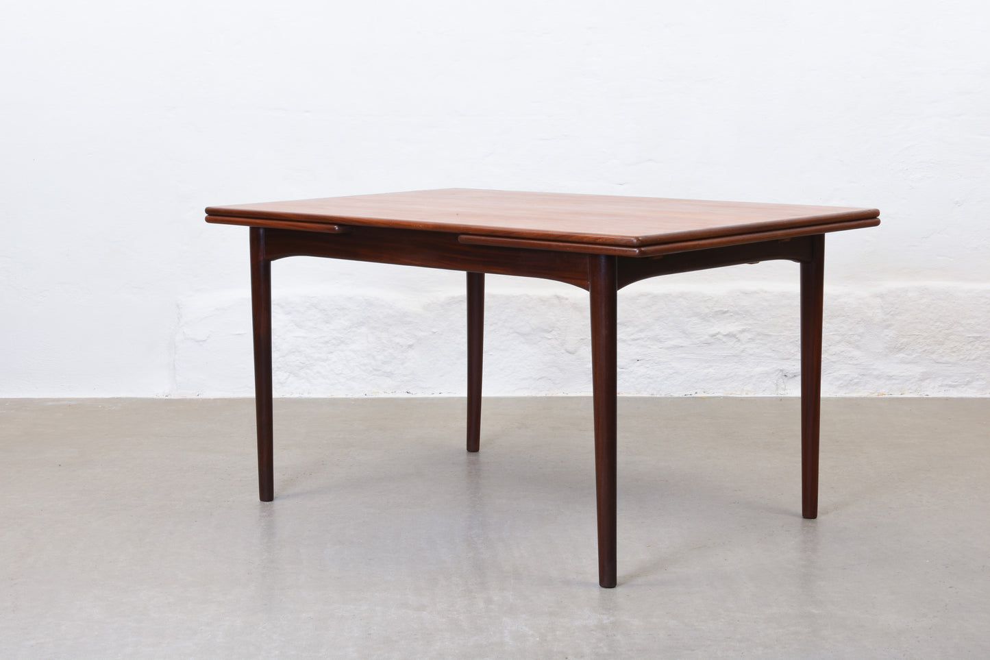 1960s extending dining table in teak - 138L cm