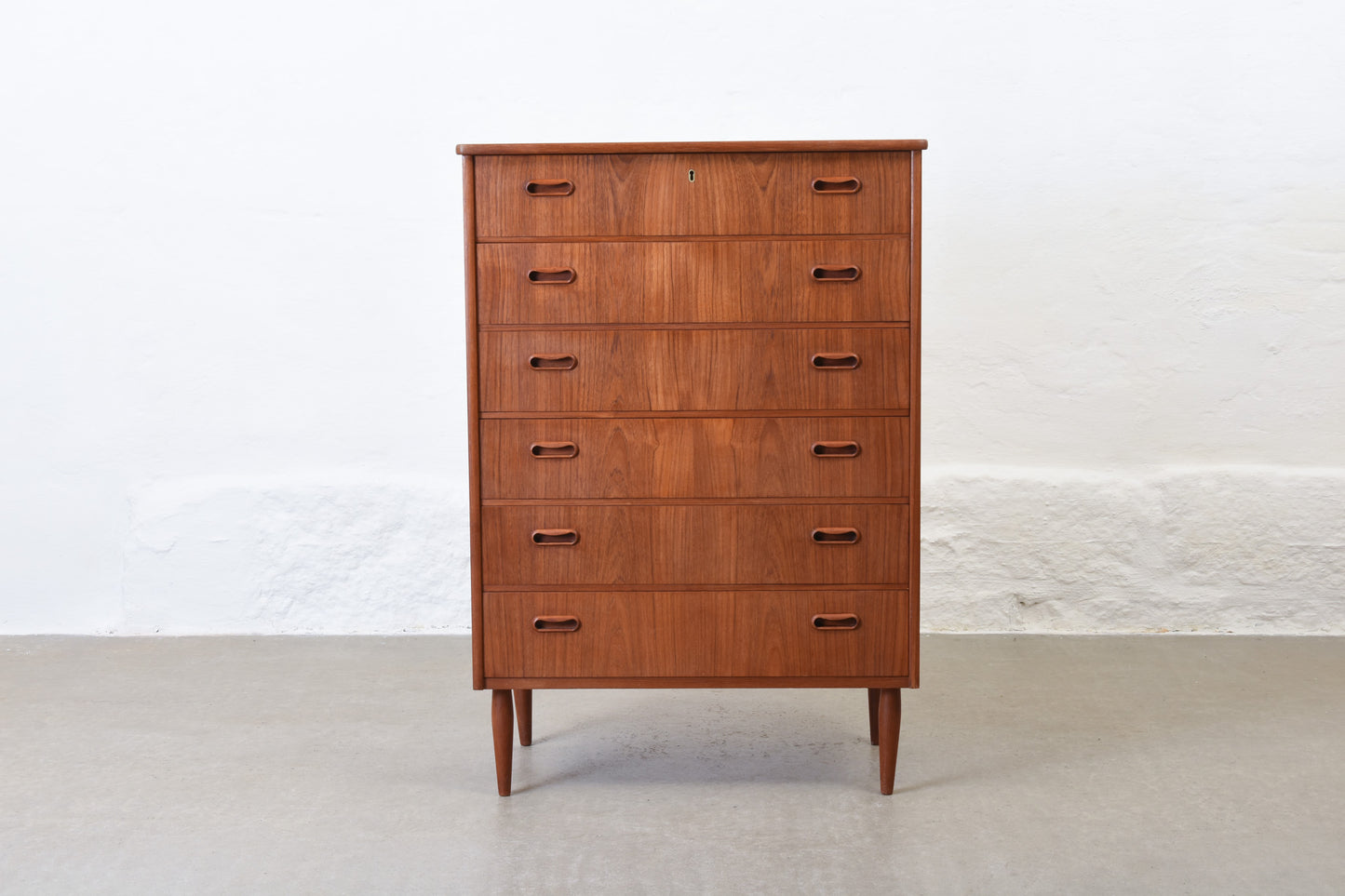1950s teak chest of drawers