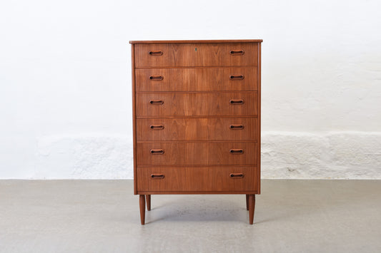 1950s teak chest of drawers