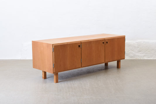 1960s low oak sideboard