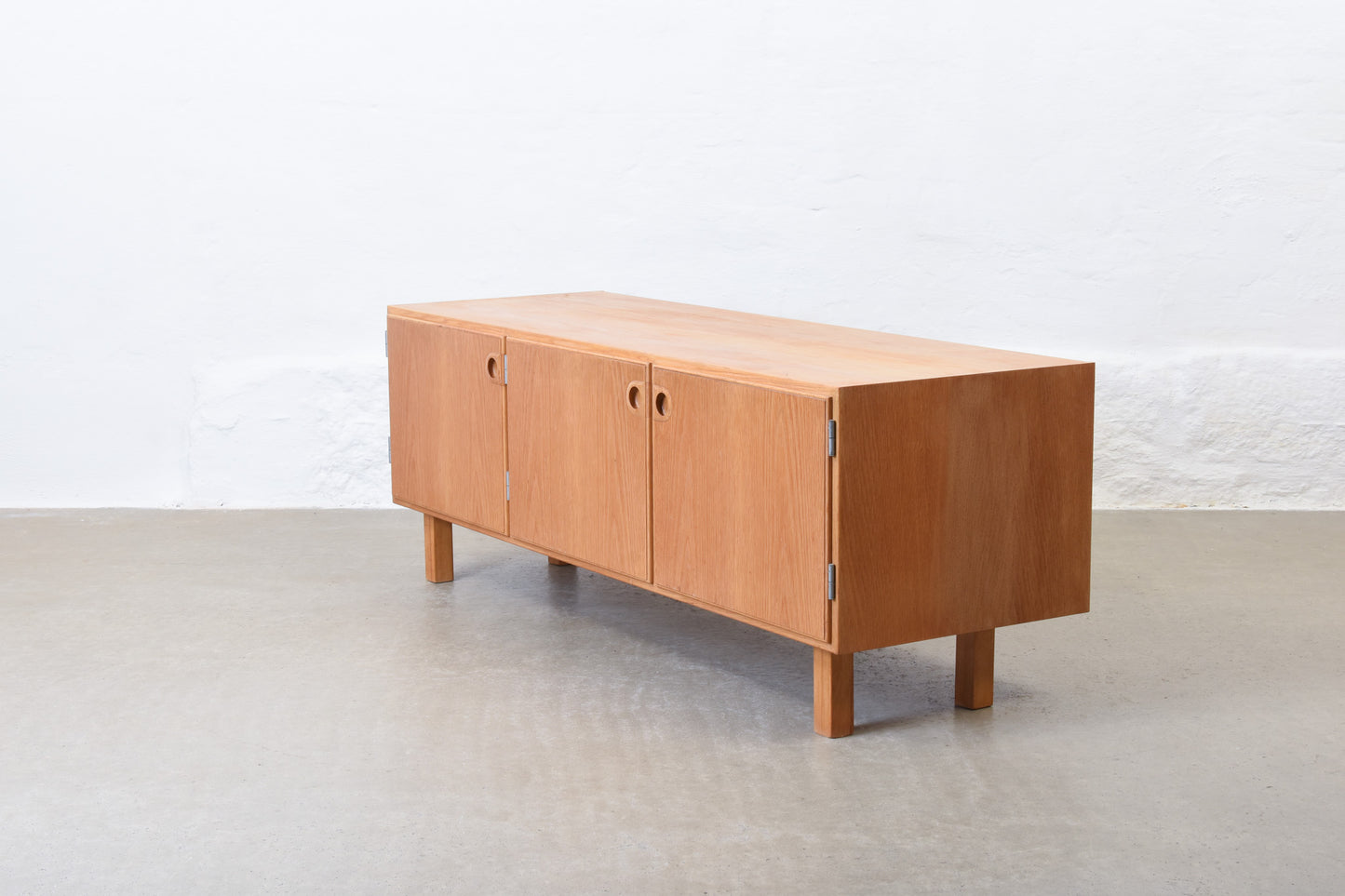 1960s low oak sideboard