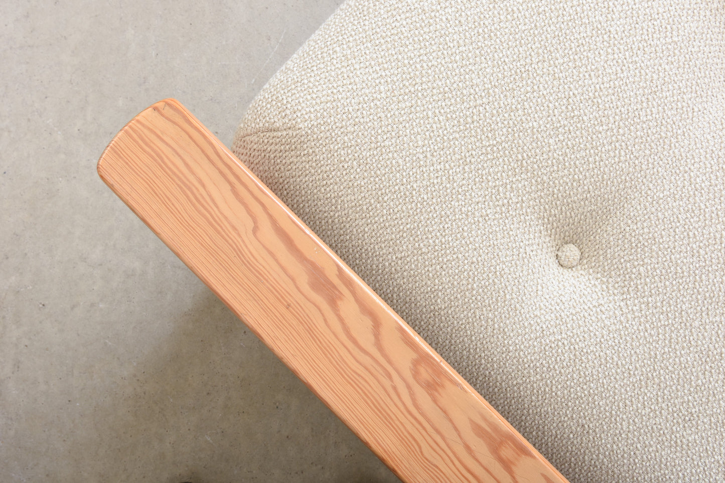 Two available: 1970s pine loungers by Erik Wørts