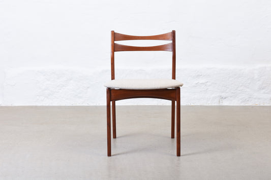 Two available: 1960s teak chairs by Sven Ellekær