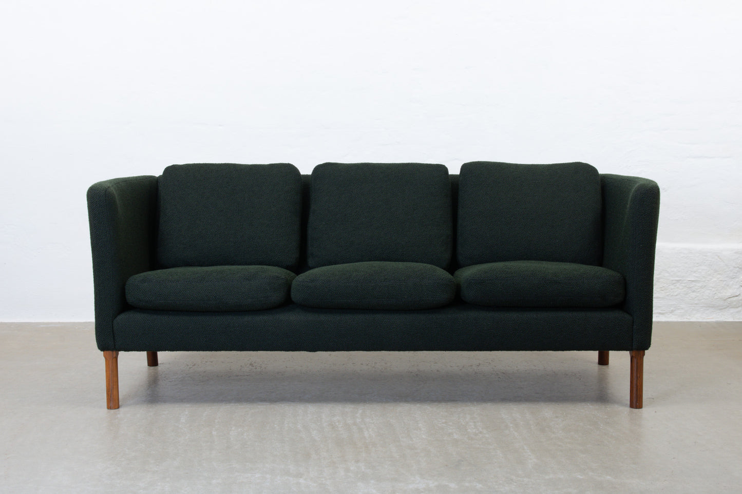 Newly reupholstered: 1960s three seater by Arne Vodder
