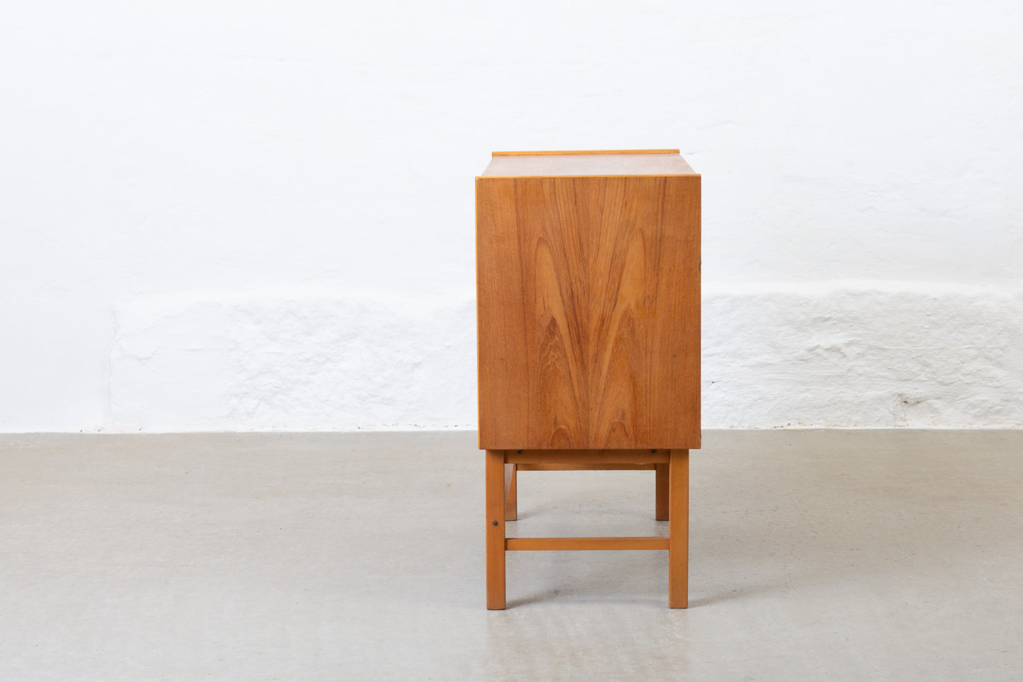 1960s low chest in teak