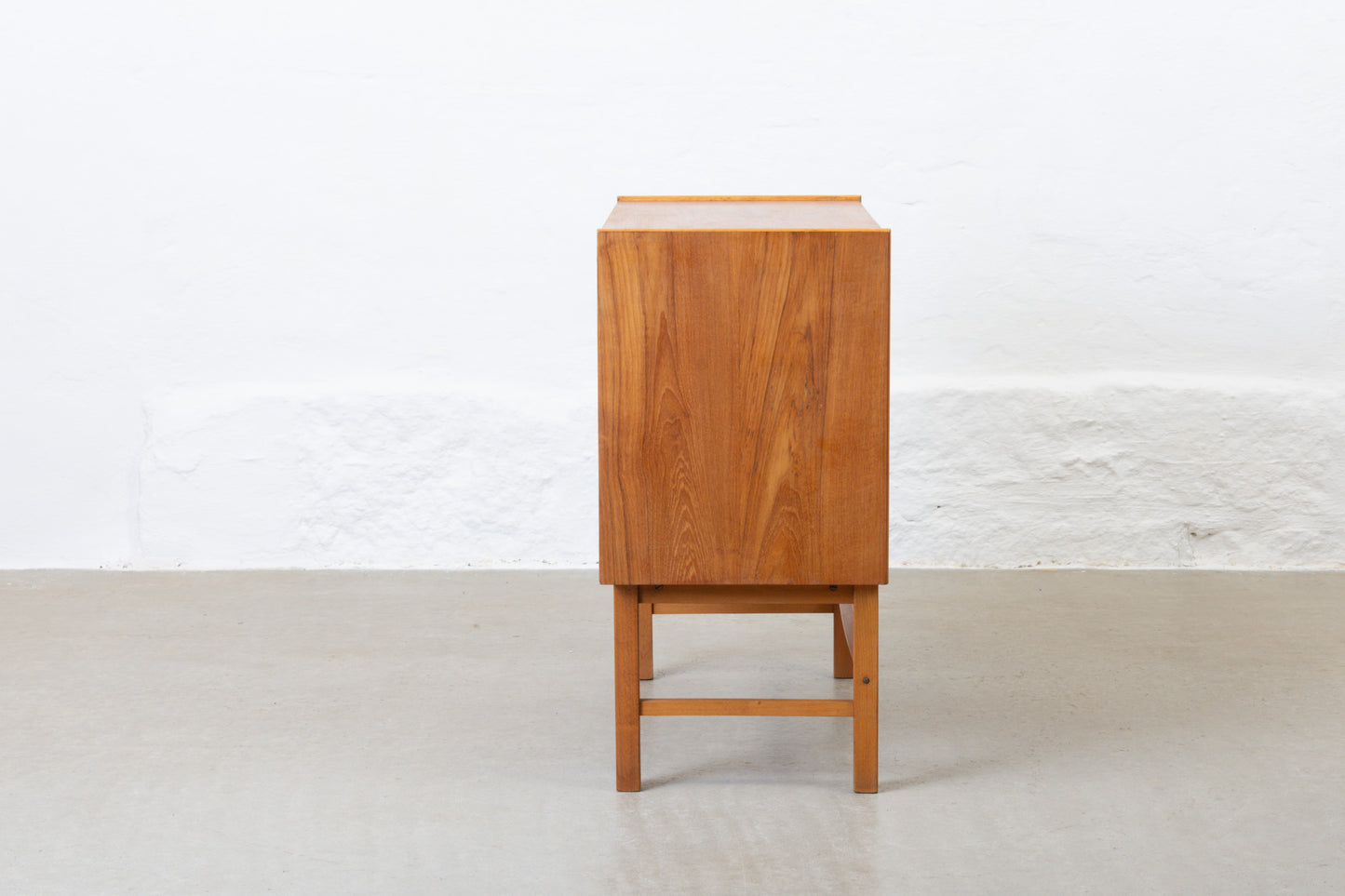 1960s low chest in teak