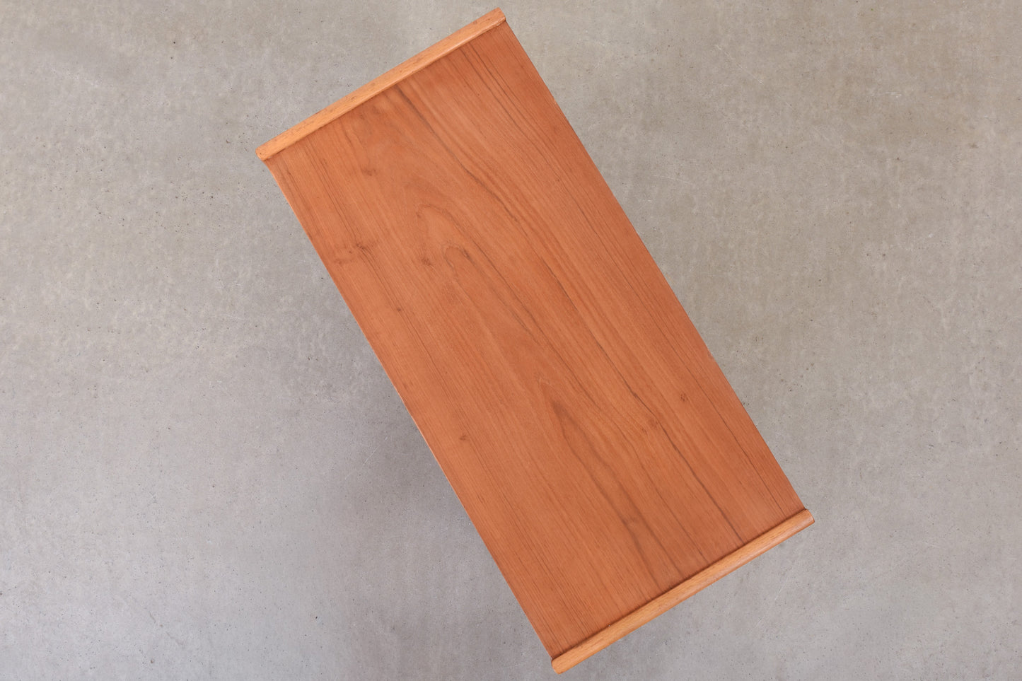 1960s low chest in teak