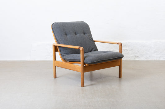1960s oak lounger by Madsen & Schubell