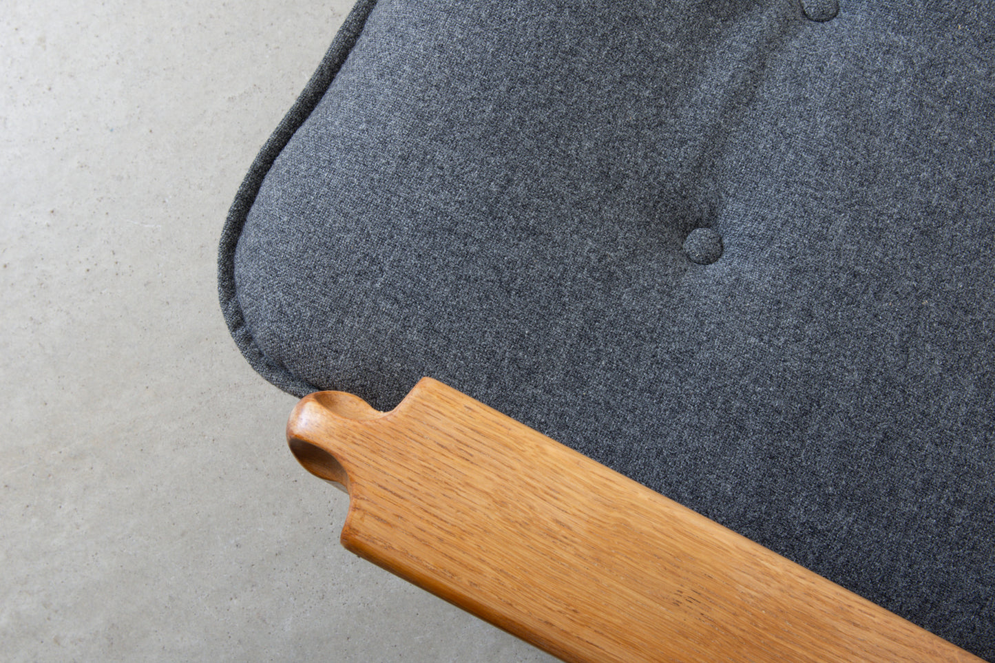 1960s oak lounger by Madsen & Schubell