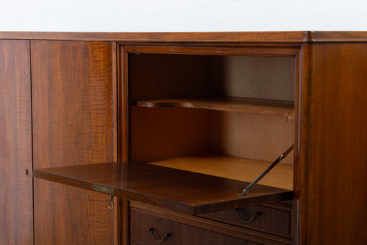 1920s tall sideboard in mahogany