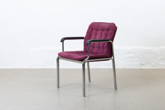 Four available: 1980s armchairs by Kinnarps