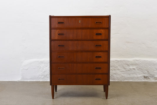 1960s Danish chest of drawers