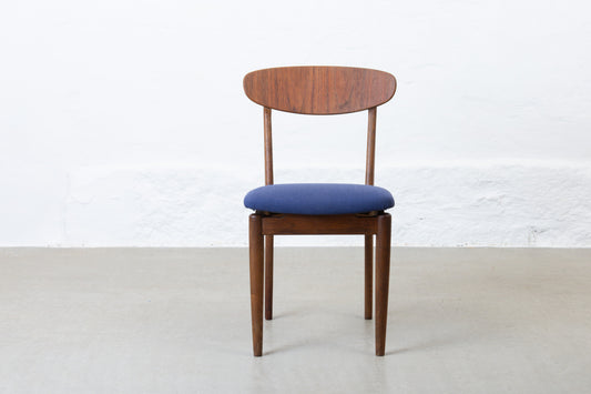 1950s set of four teak + oak dining chairs by Slagelse Møbelværk