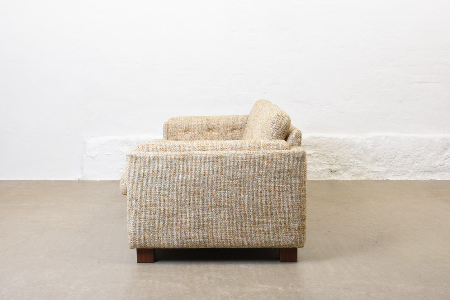 1960s Danish wool two seat sofa