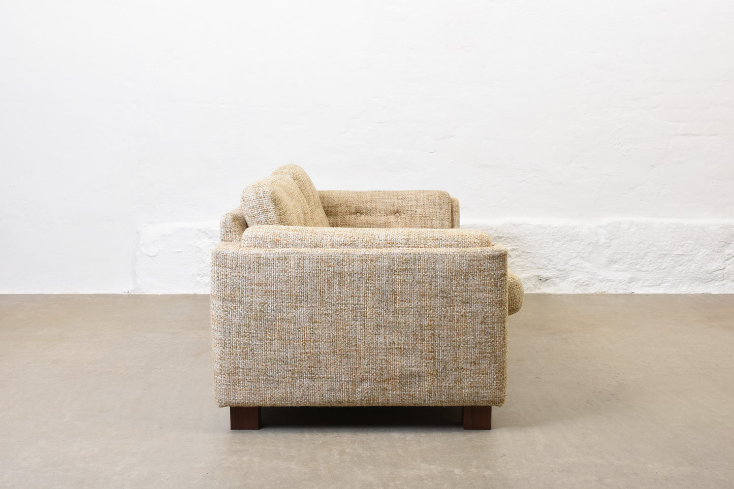 1960s Danish wool two seat sofa