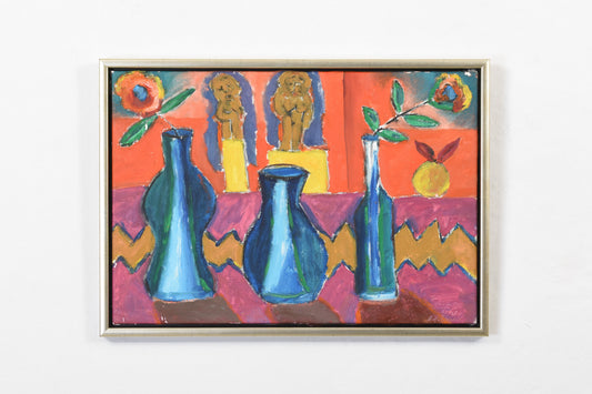 Oil painting by Rolf Gjedsted - 1990