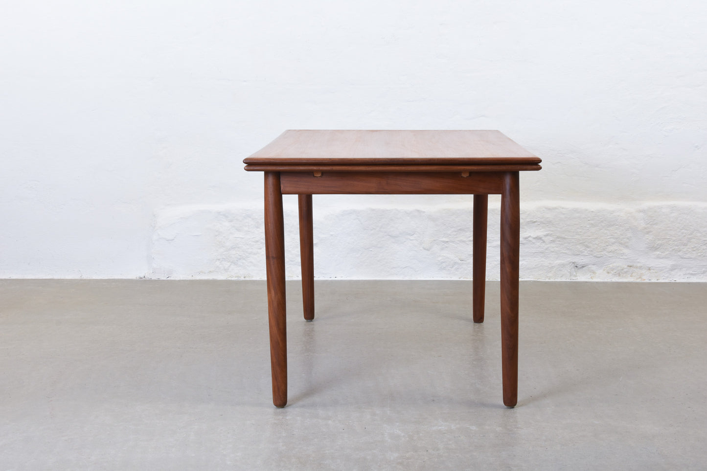 1960s extending teak dining table - 140L cm