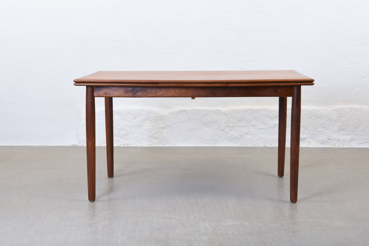 1960s extending teak dining table - 140L cm