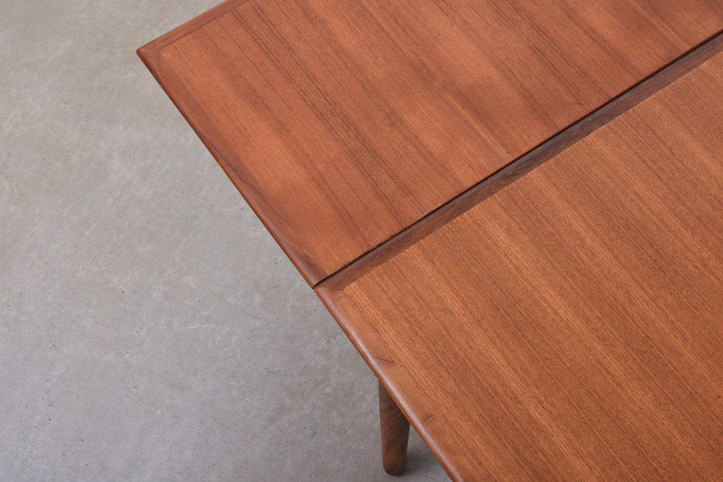 1960s extending teak dining table - 140L cm