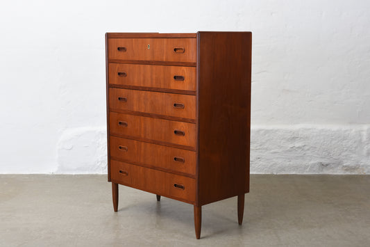 1960s Danish chest of drawers