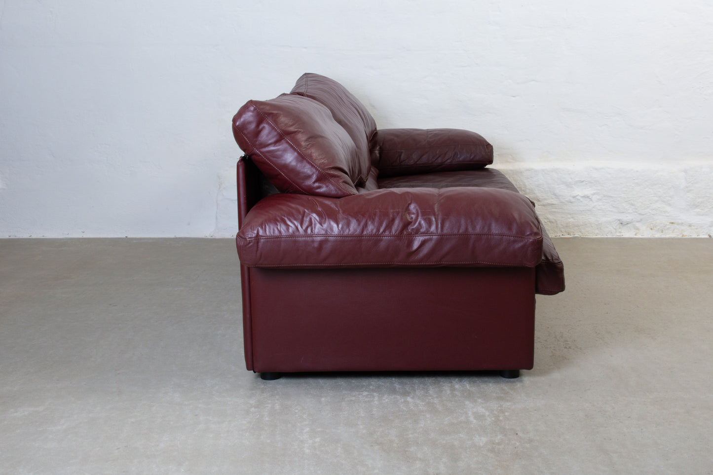 1980s 'Miami' leather sofa by Eilersen