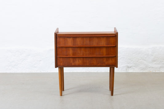 1960s low chest in teak - 68H cm