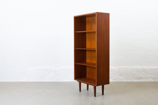 1960s tall teak bookshelf