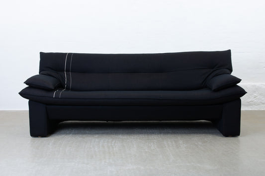 1980s three seat sofa in wool