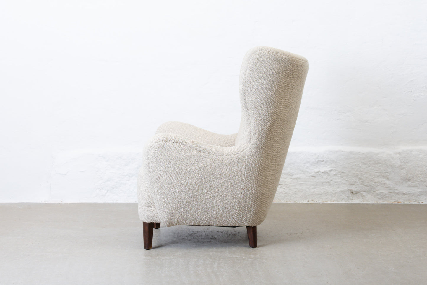 Newly reupholstered: 1940s cabinetmaker's chair