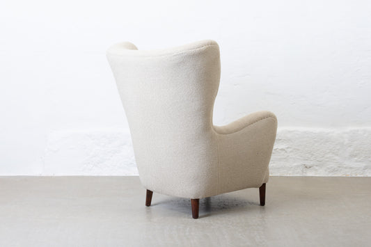 Newly reupholstered: 1940s cabinetmaker's chair