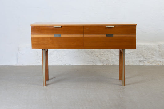 1980s low chest in birch