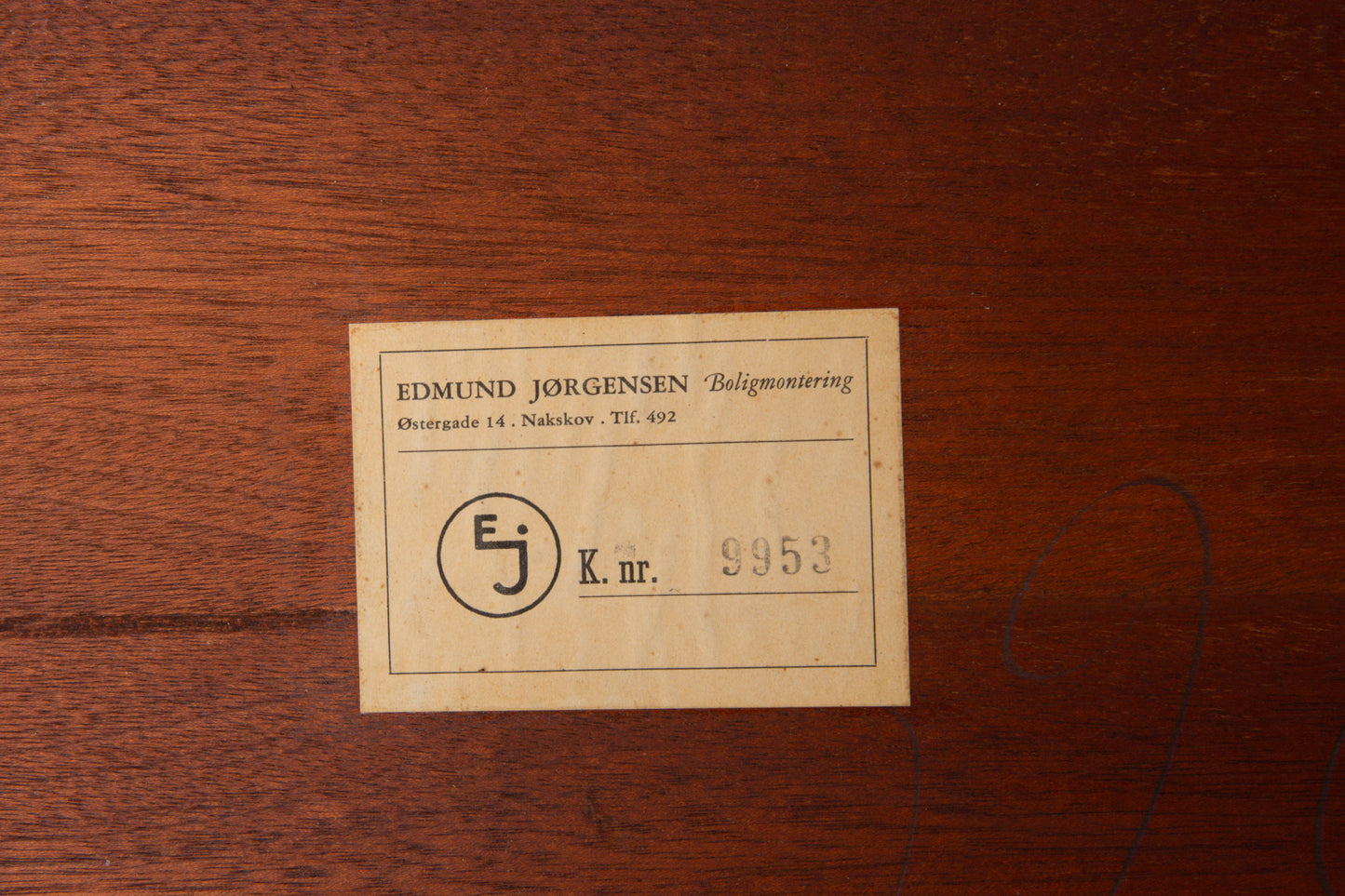 1960s rosewood coffee table by Edmund Jørgensen