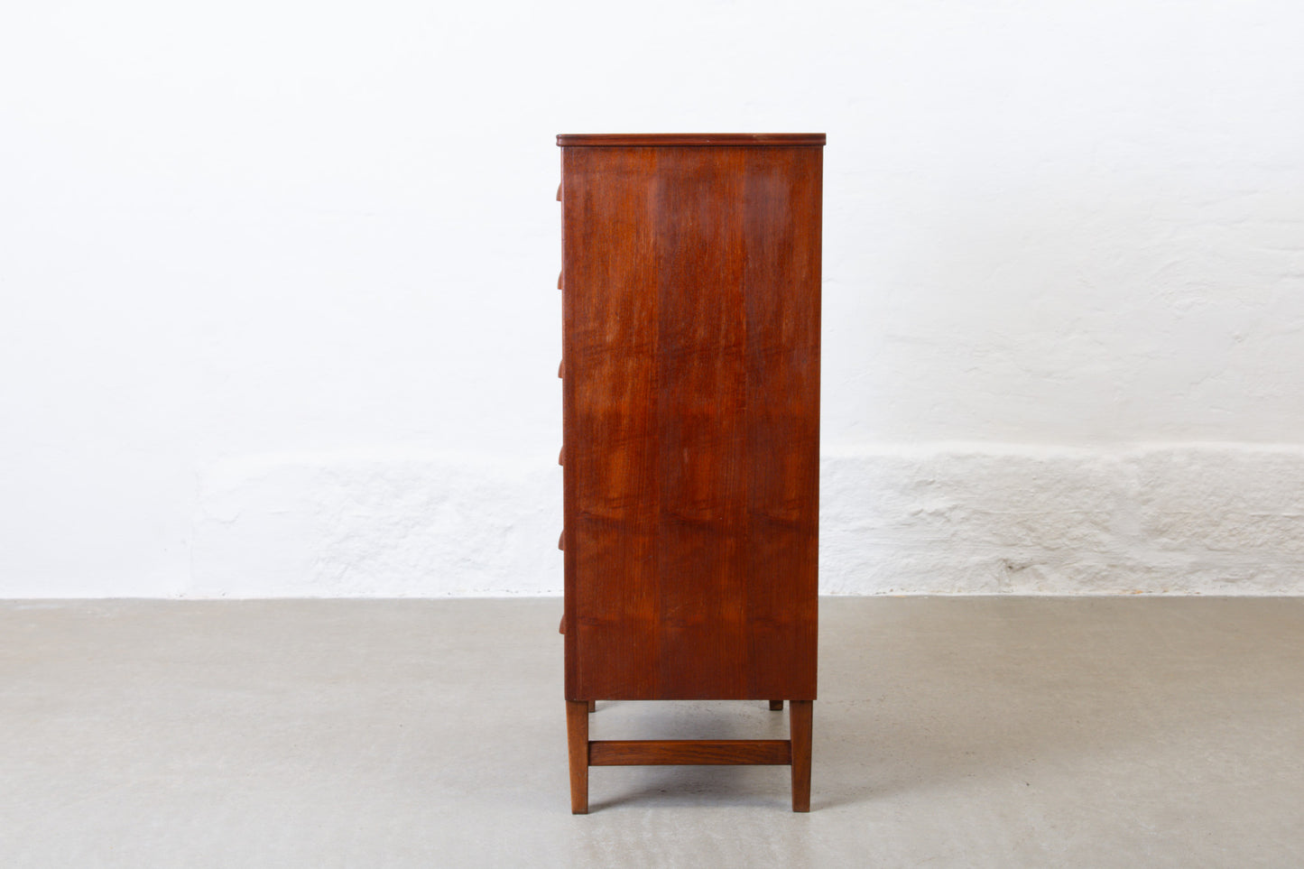 1950s teak chest of six drawers