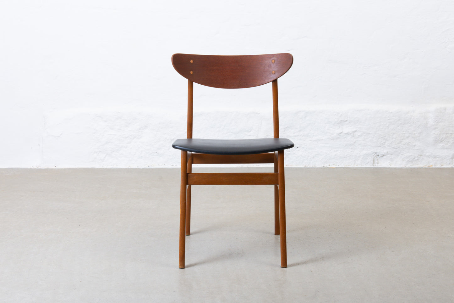 1960s set of teak + beech dining chairs by Farstrup