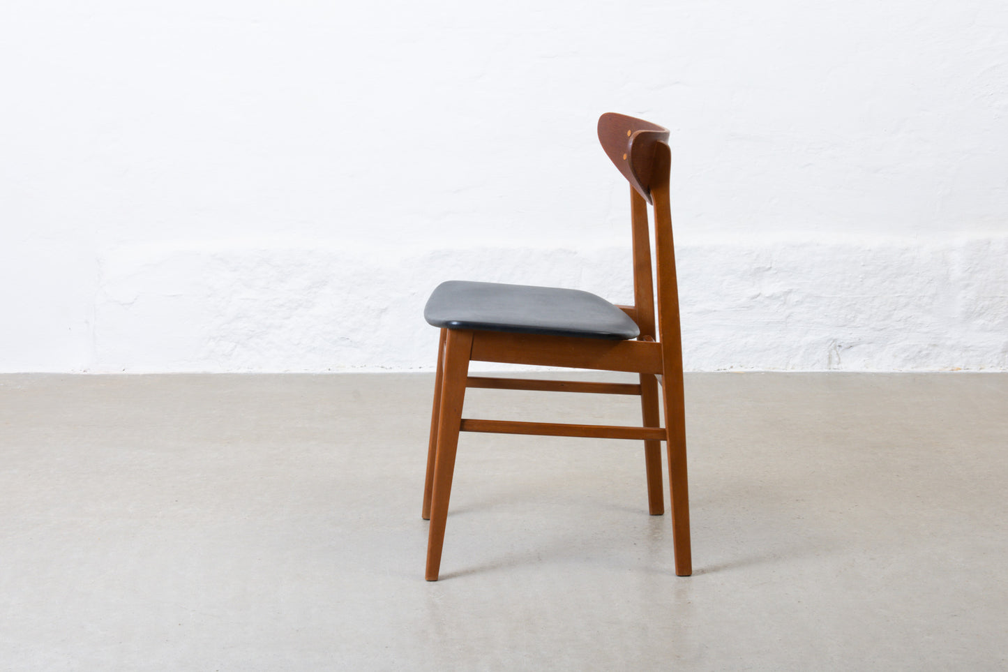 1960s set of teak + beech dining chairs by Farstrup