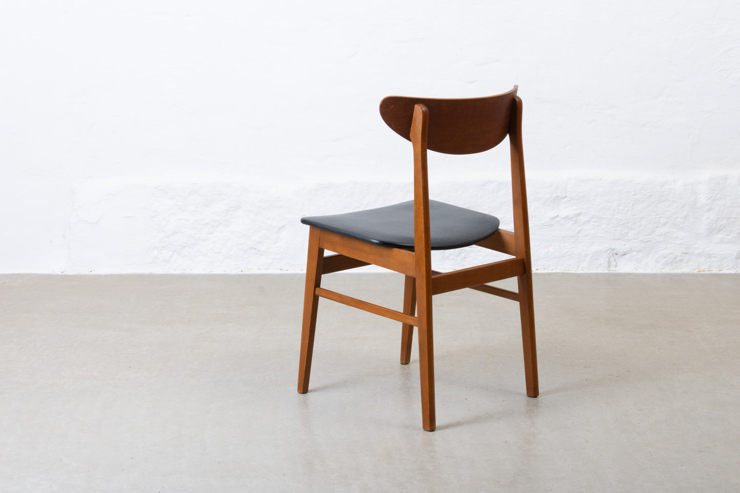 1960s set of teak + beech dining chairs by Farstrup