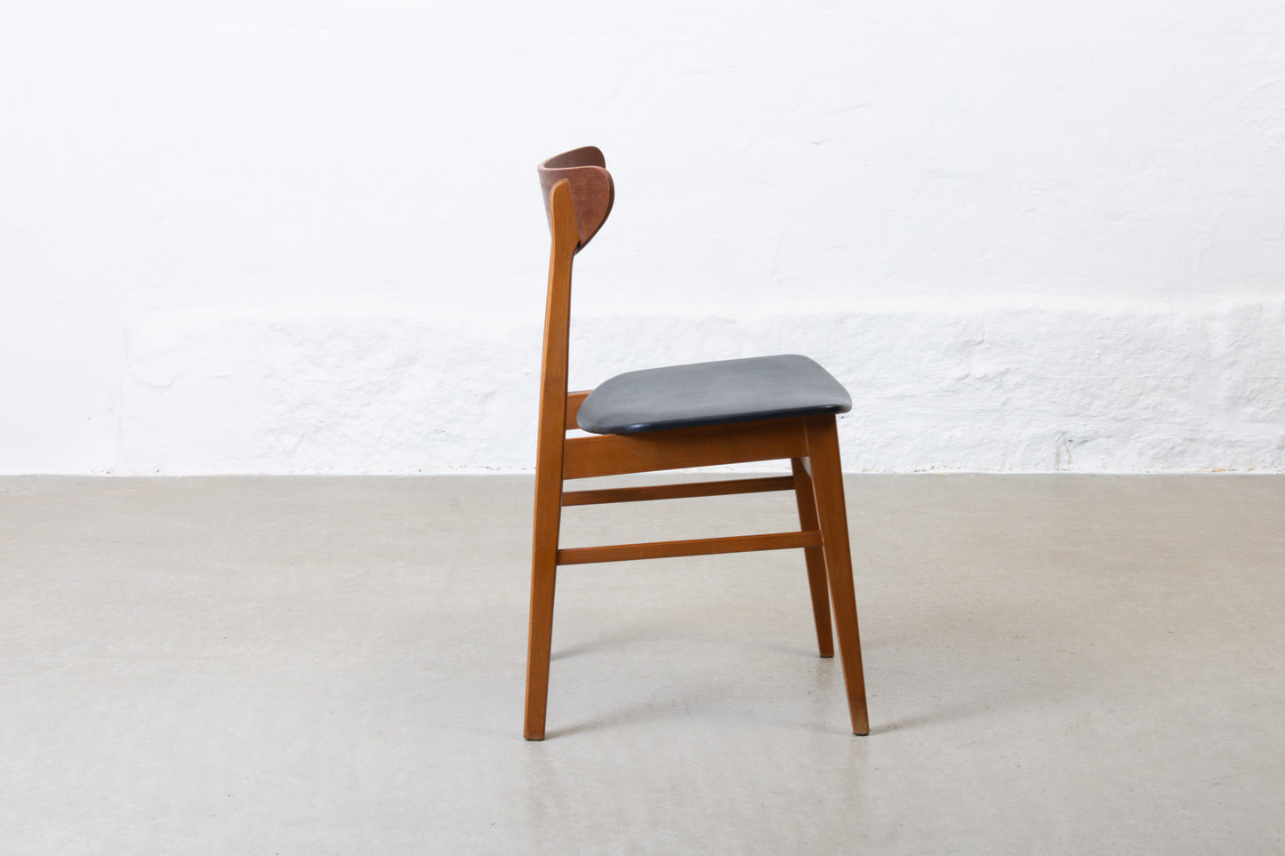 1960s set of teak + beech dining chairs by Farstrup