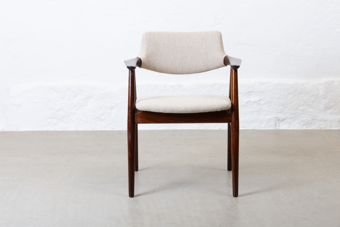 Newly reupholstered: 1960s rosewood armchair by Svend Aage Eriksen