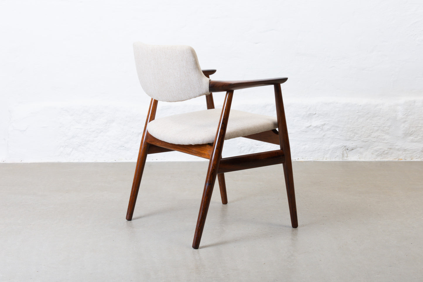 Newly reupholstered: 1960s rosewood armchair by Svend Aage Eriksen