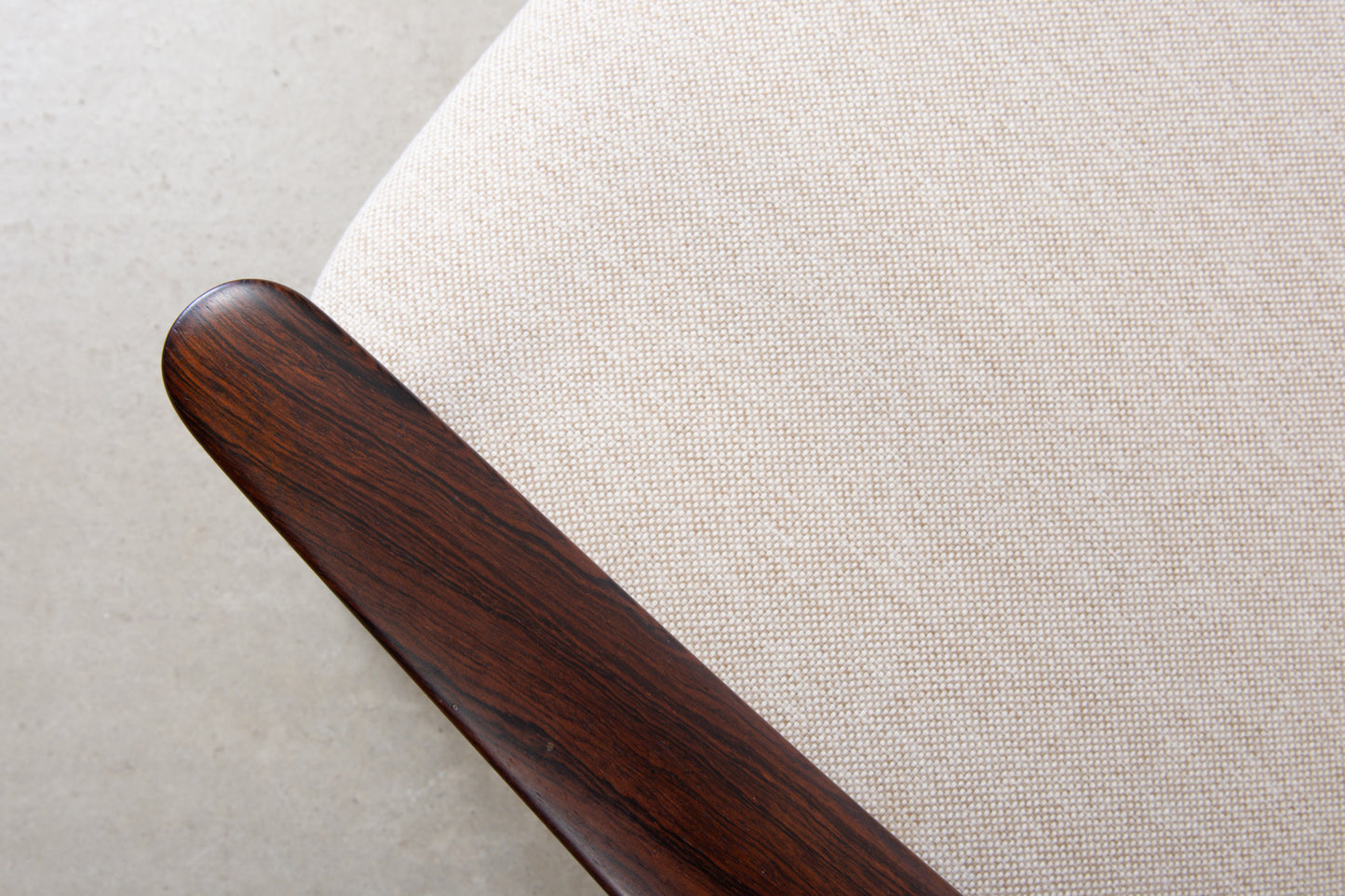 Newly reupholstered: 1960s rosewood armchair by Svend Aage Eriksen