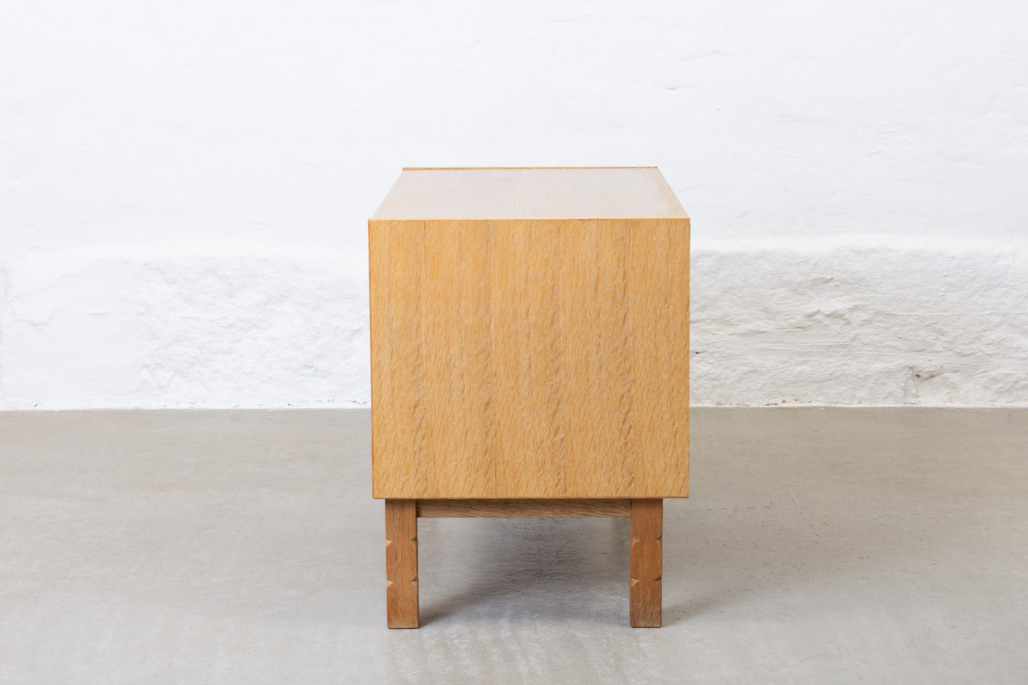 Two available: 1970s short sideboards in oak