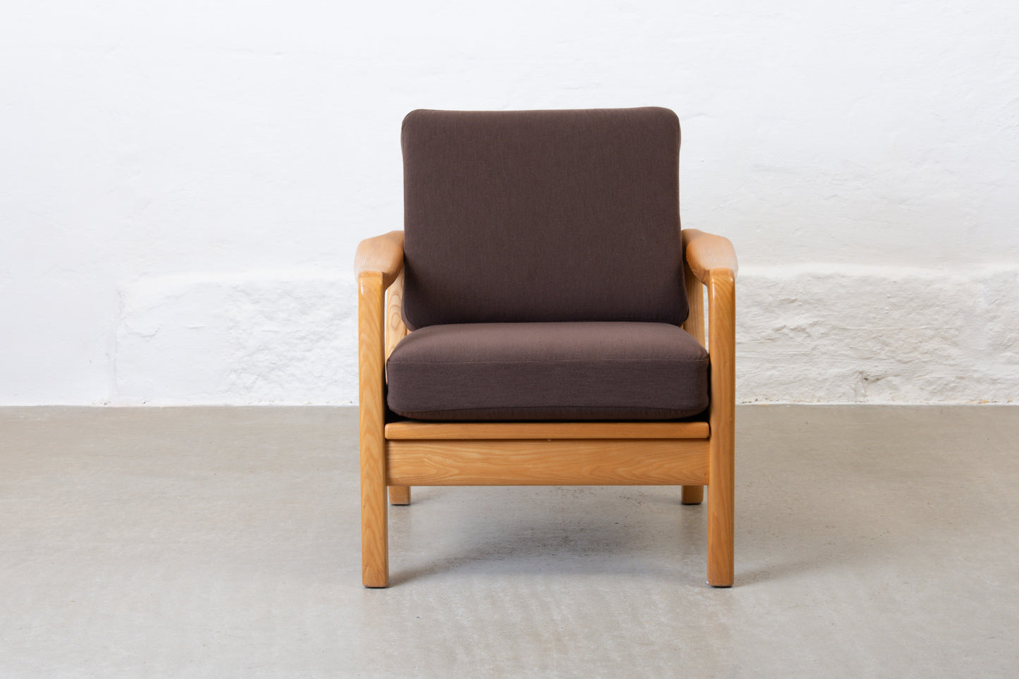 Two available: 1980s ash loungers by Juul Kristiansen
