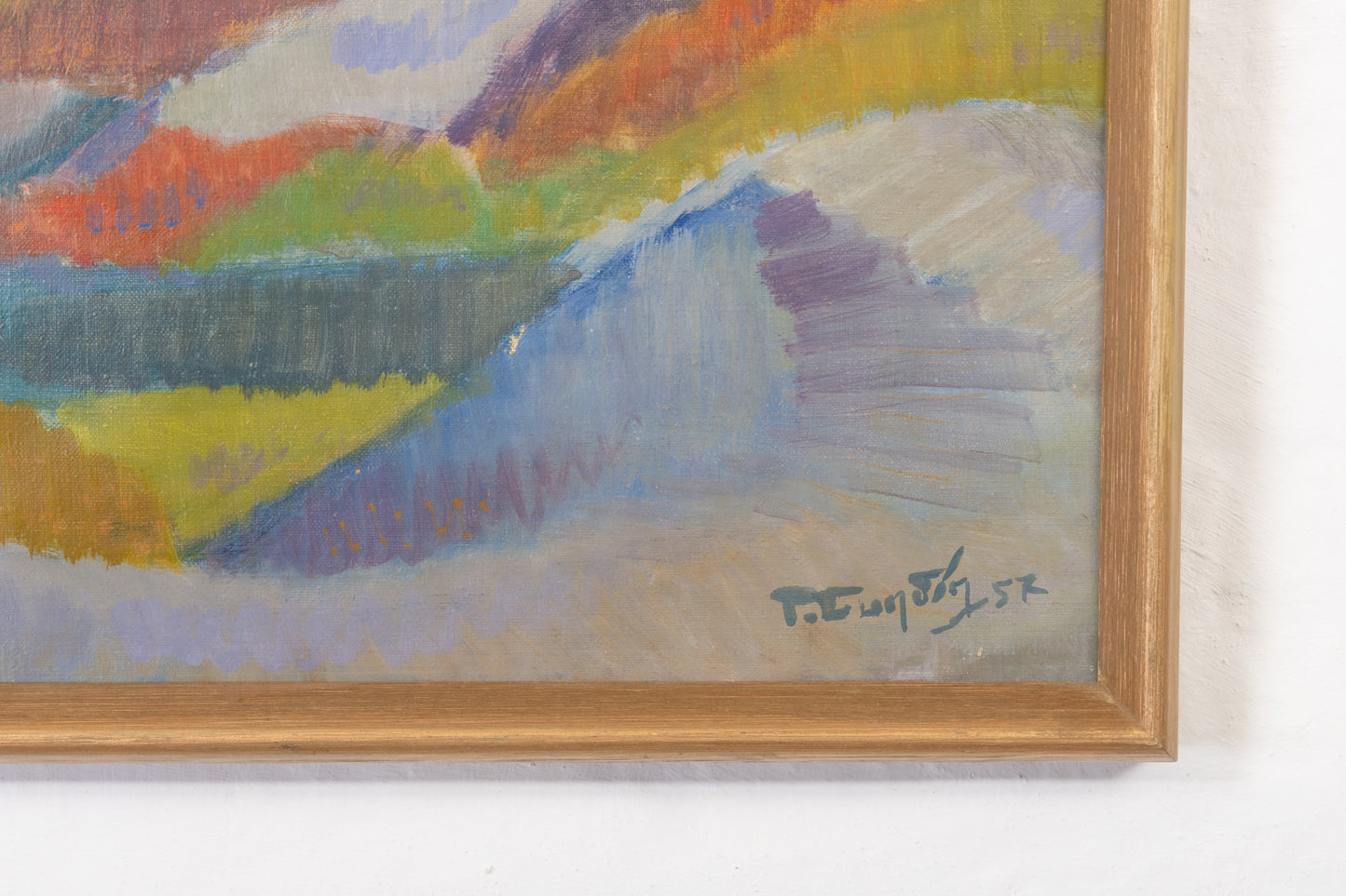 Oil painting by unknown - 1957