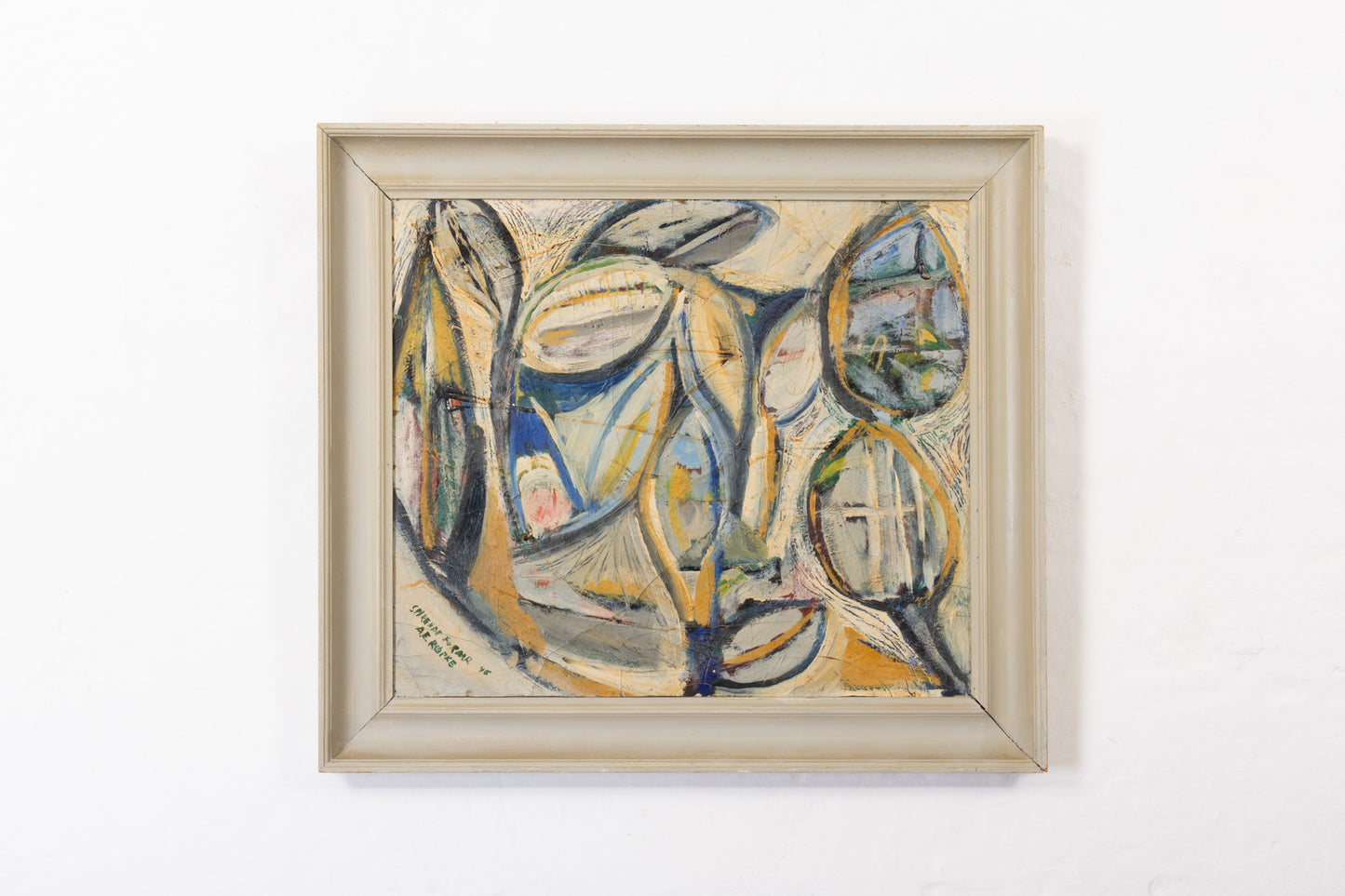 Oil painting by A.E. Røpke - 1945