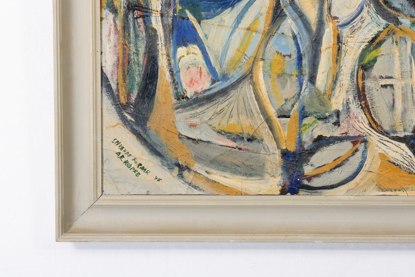 Oil painting by A.E. Røpke - 1945