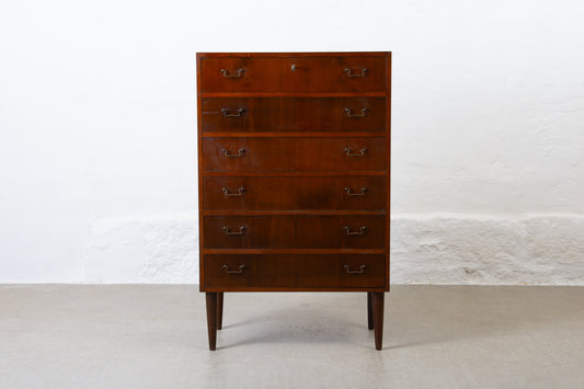 1940s chest of drawers in mahogany