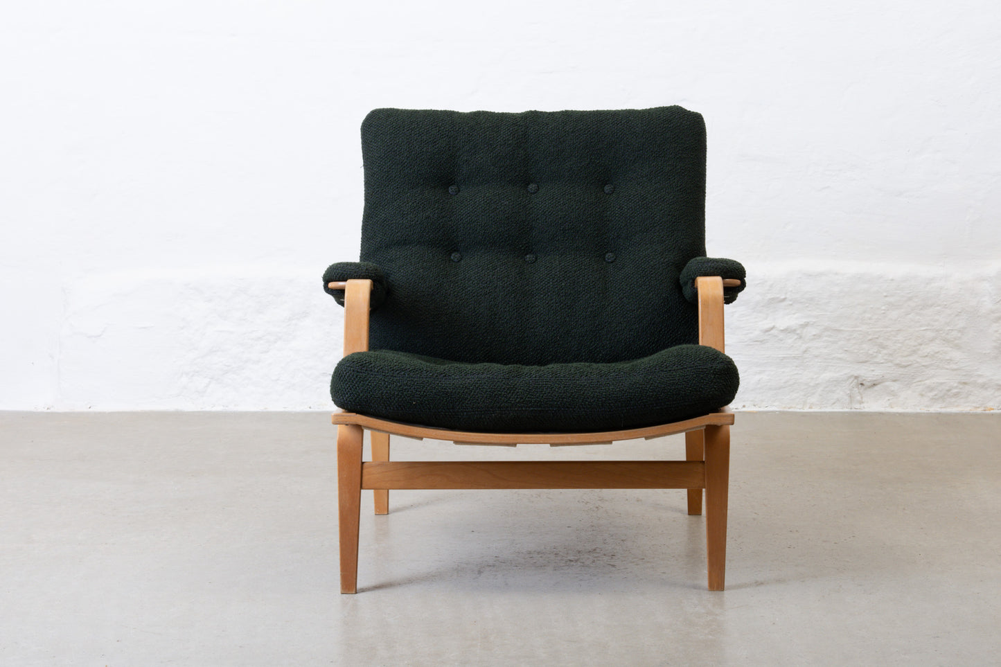 Newly reupholstered: 'Ingrid' lounger by Bruno Mathsson