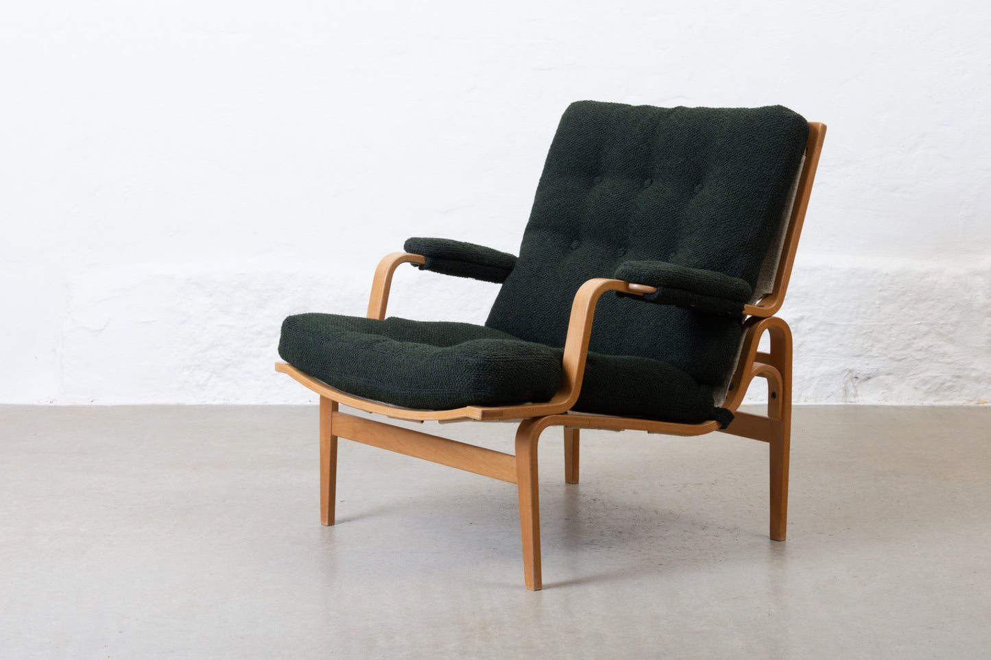 Newly reupholstered: 'Ingrid' lounger by Bruno Mathsson
