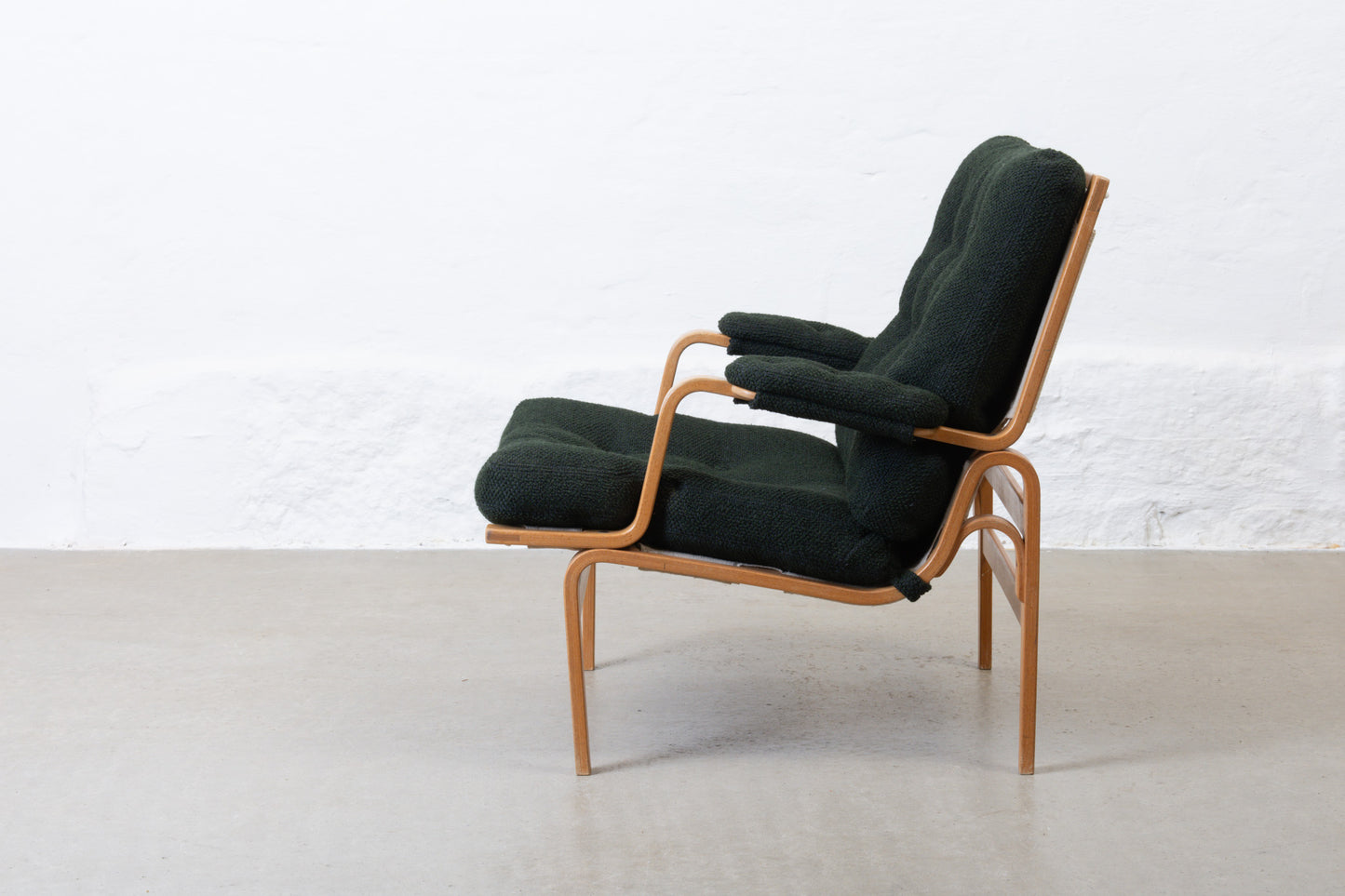 Newly reupholstered: 'Ingrid' lounger by Bruno Mathsson